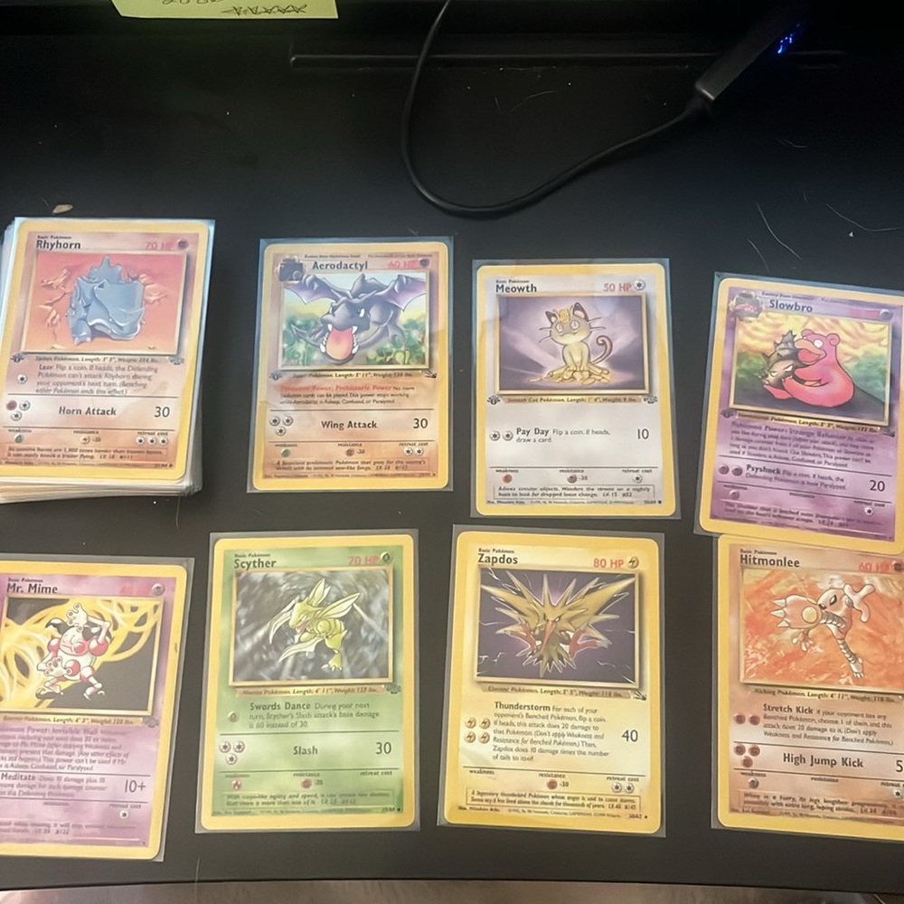 Vintage Pokémon Trading Cards Collection